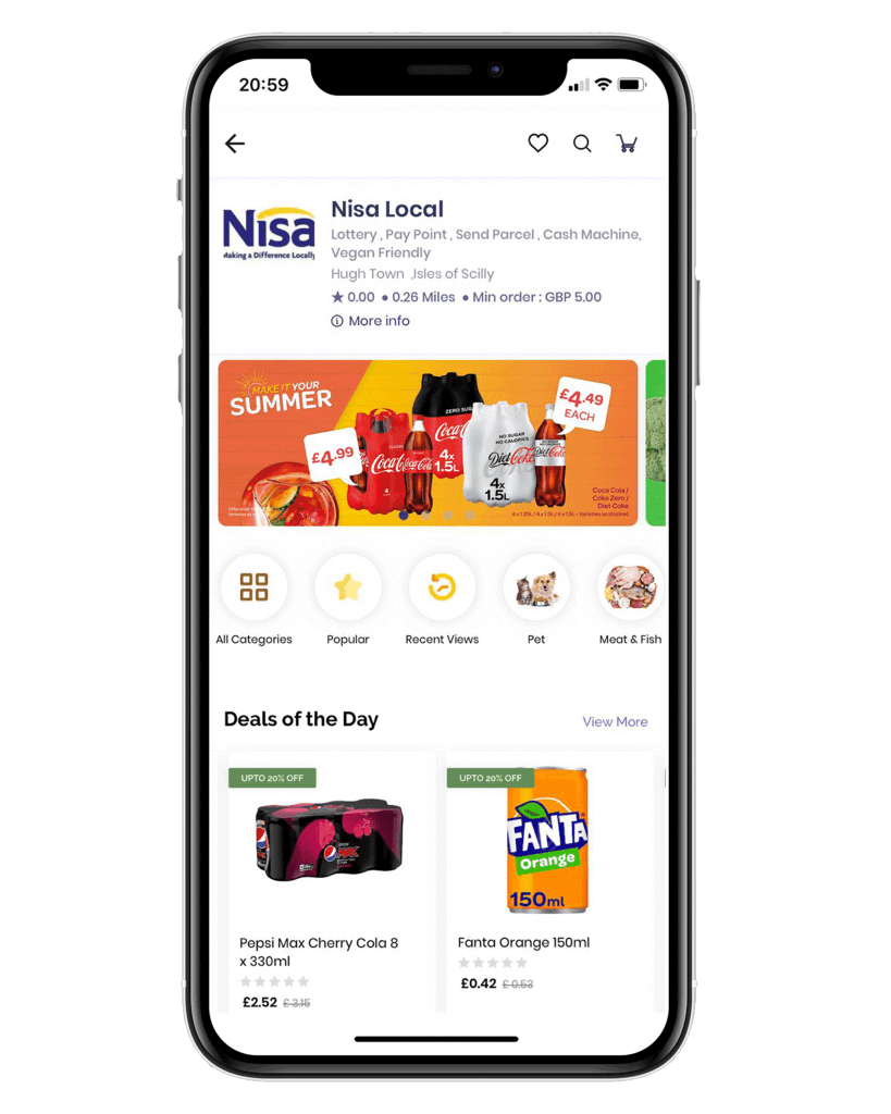 Locally-Best-Grocery store page Nisa Local